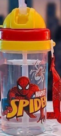 Spiderman Straw bottle